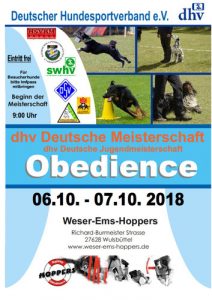 Mehr über den Artikel erfahren dhv Deutsche Meisterschaft Obedience